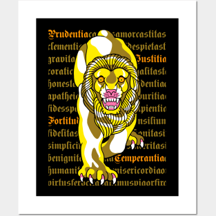 Golden Lion Posters and Art